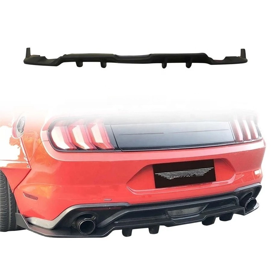 GTSS Style Rear Diffuser for  Mustang 2018-2023 New Condition Body Kit Accessories with Bumper Cut-Outs for Exhaust